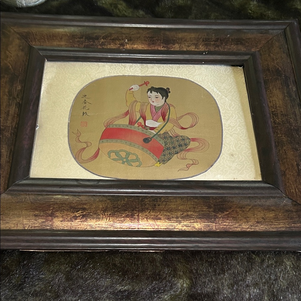 Vintage Chinese water color painting